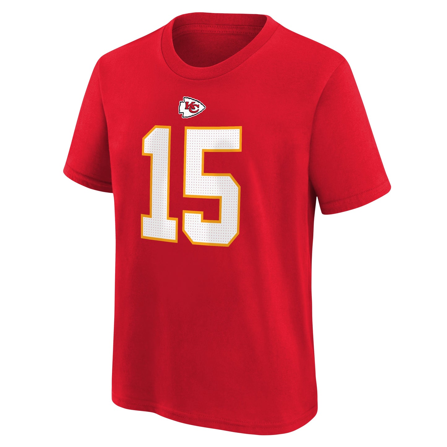 Youth Kansas City Chiefs Patrick Mahomes Nike Red FUSE Name & Number T-Shirt