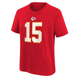 Youth Kansas City Chiefs Patrick Mahomes Nike Red FUSE Name & Number T-Shirt - Pro Jersey Sports
