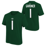 Youth New York Jets Sauce Gardner Nike Green FUSE Name & Number T-Shirt - Pro Jersey Sports