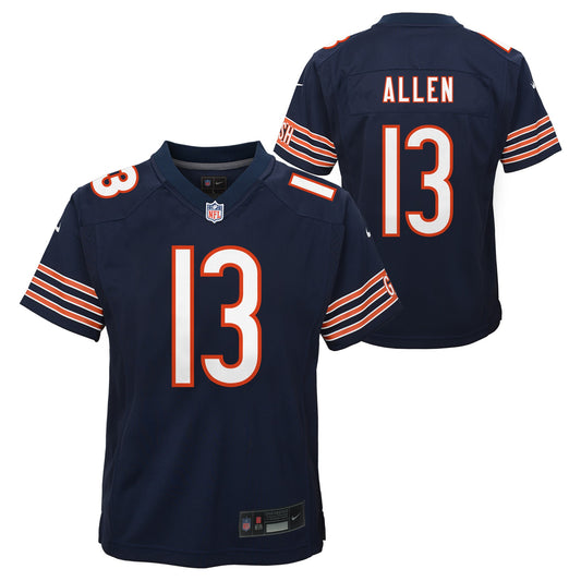 Youth Keenan Allen Chicago Bears Navy Nike Game Jersey