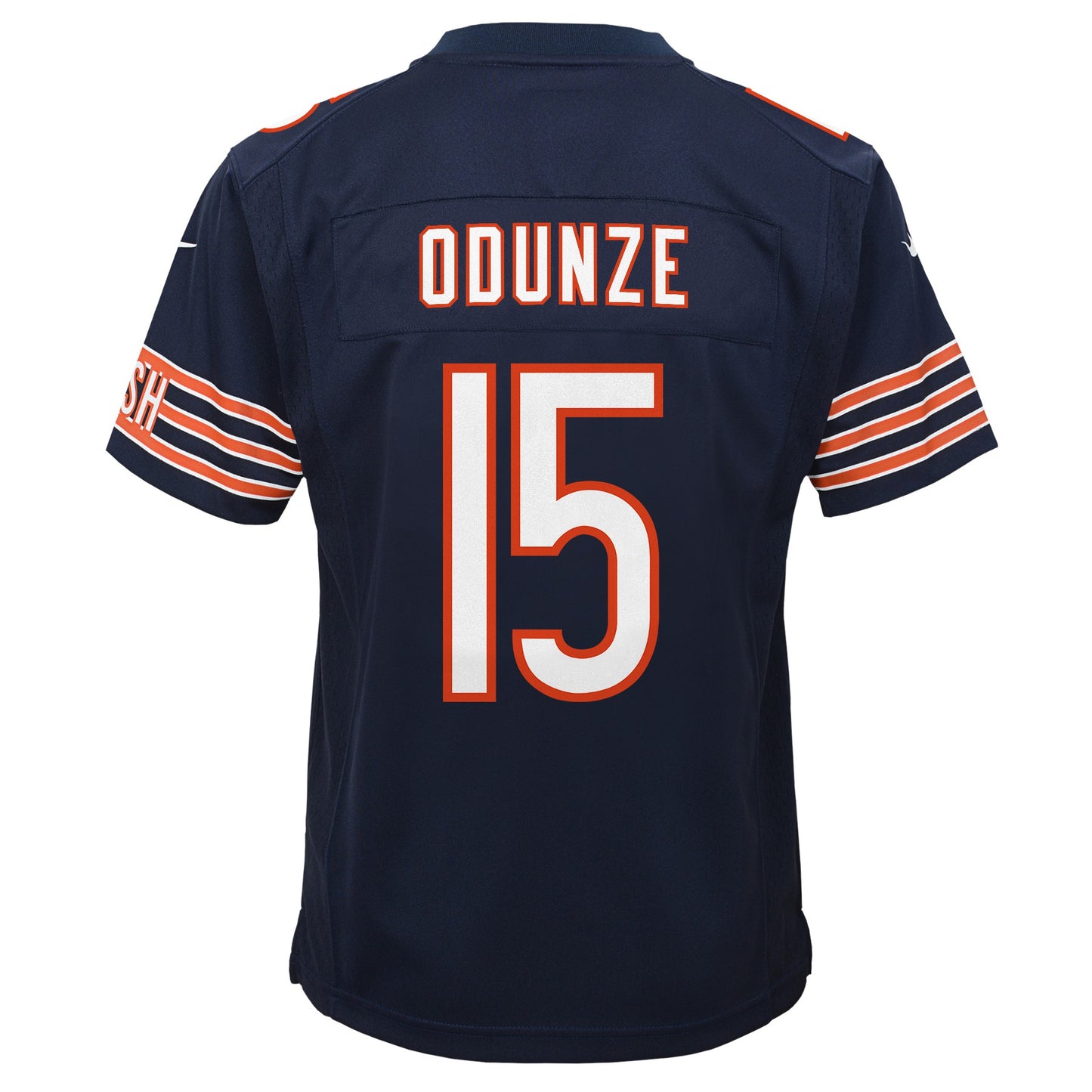 Youth Rome Odunze Chicago Bears Navy Nike Game Replica Jersey