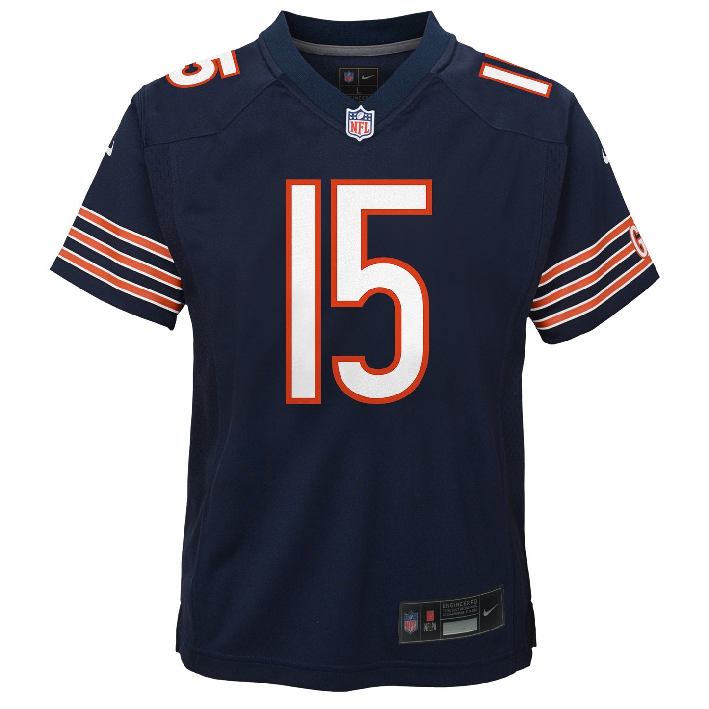 Youth Rome Odunze Chicago Bears Navy Nike Game Replica Jersey