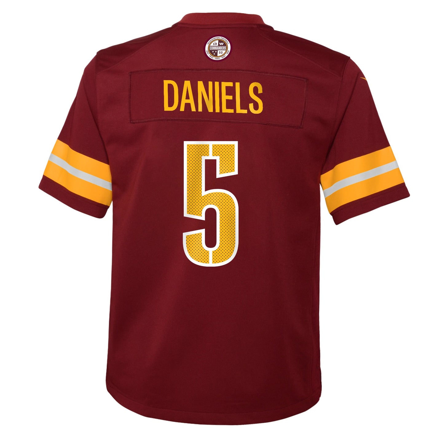 Youth Washington Commanders Jayden Daniels Nike Burgundy Game Jersey