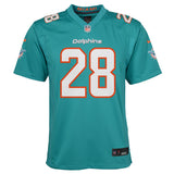 Youth De'Von Achane Miami Dolphins Nike Aqua Game Replica Jersey - Pro Jersey Sports