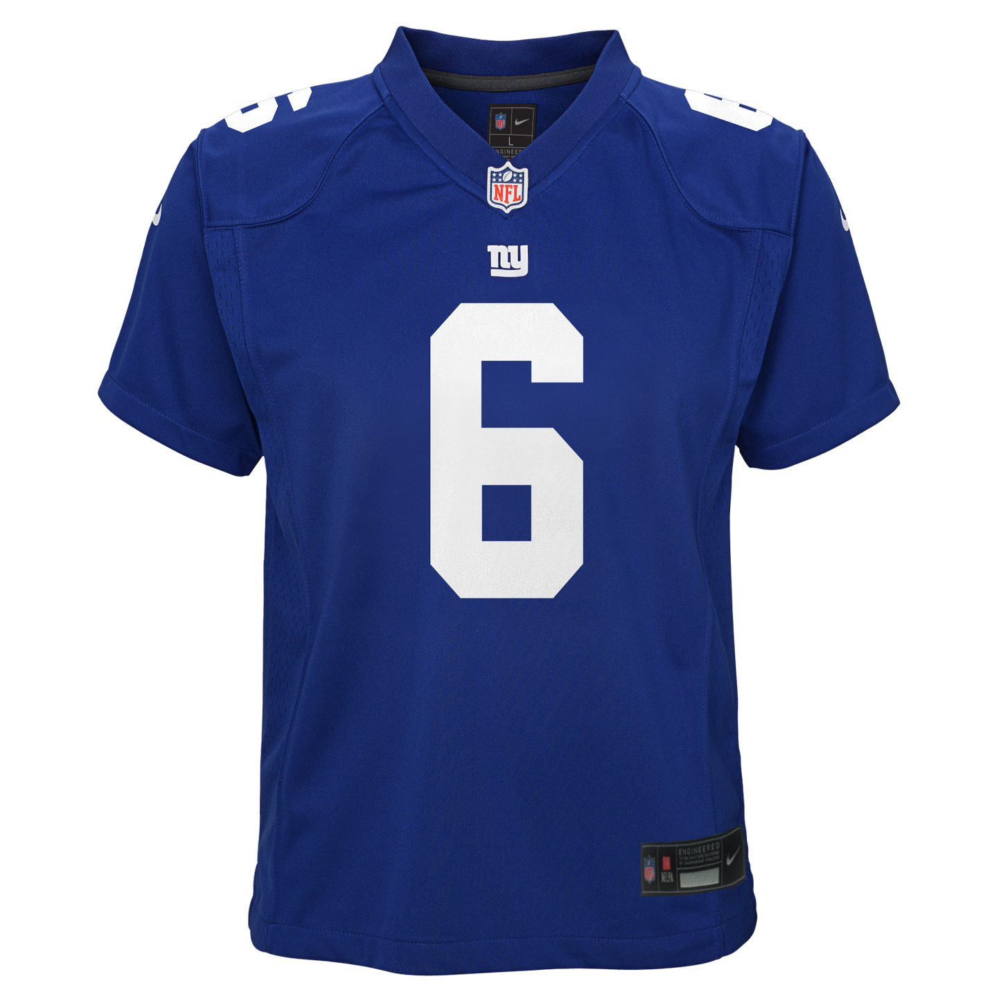 Youth Jaxson Dart New York Giants Home Royal Blue Nike Game Jersey