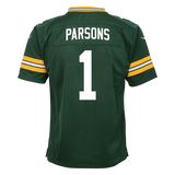 Youth Green Bay Packers Micah Parsons Nike Green Game Jersey - Pro Jersey Sports