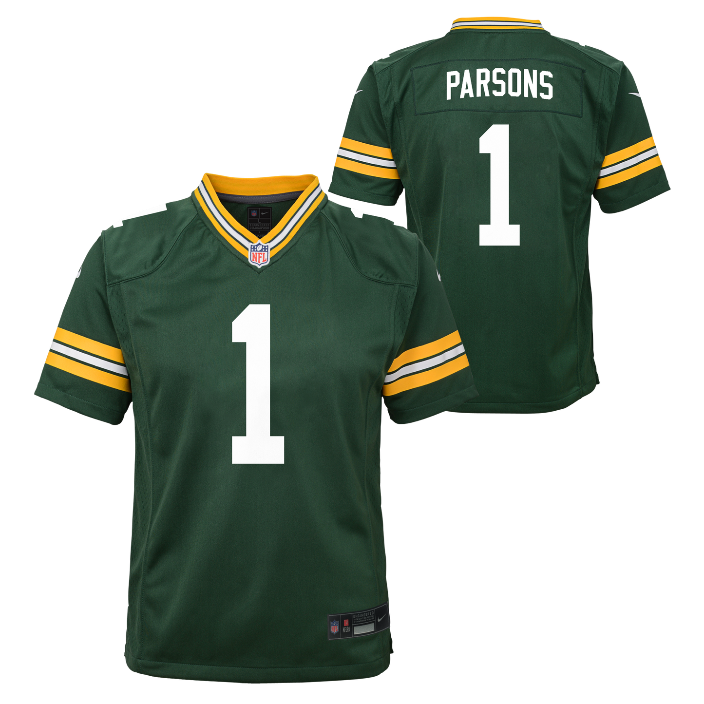 Youth Green Bay Packers Micah Parsons Nike Green Game Jersey - Pro Jersey Sports