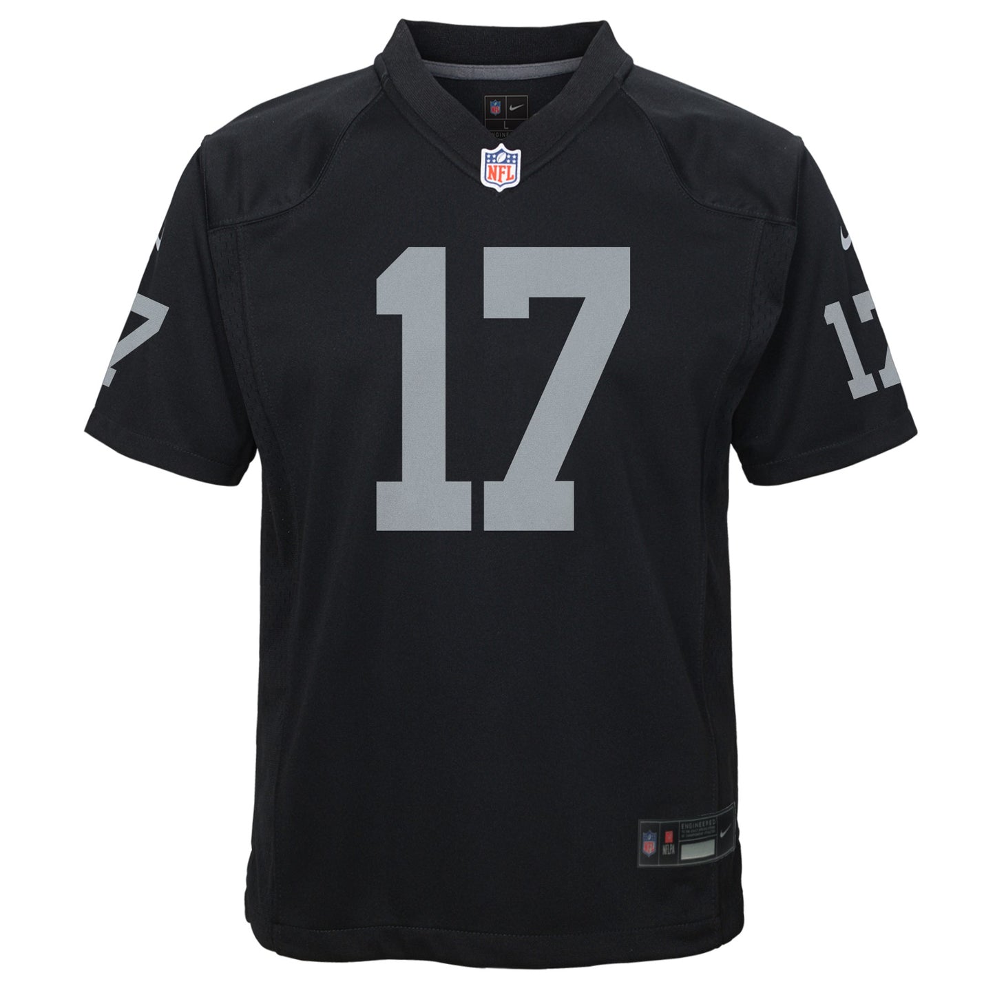 Youth Las Vegas Raiders Davante Adams Black Nike Game Jersey