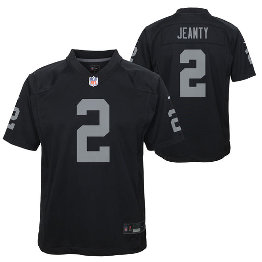 Youth Ashton Jeanty Las Vegas Raiders Black Nike Game Jersey - Pro Jersey Sports