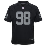 Youth Maxx Crosby Las Vegas Raiders Black Nike Game Jersey - Pro Jersey Sports