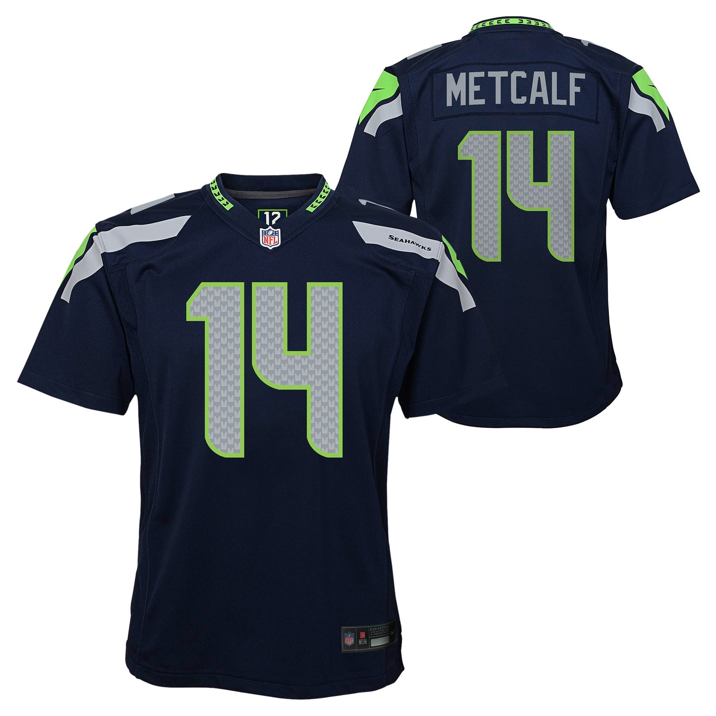 Youth DK Metcalf Seattle Seahawks Nike Navy Game Jersey - Pro Jersey Sports