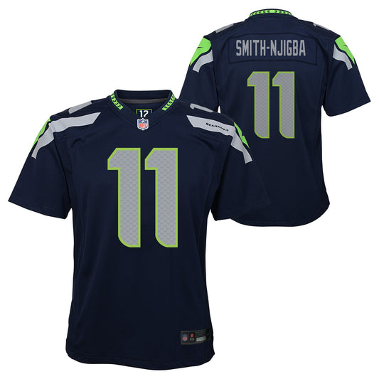 Youth Seattle Seahawks Jaxon Smith-Njigba Nike College Navy Team Color Game Jersey