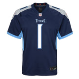 Youth Cam Ward Tennessee Titans Navy Nike Game Jersey - Pro Jersey Sports