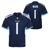 Youth Cam Ward Tennessee Titans Navy Nike Game Jersey - Pro Jersey Sports