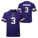 Youth Jordan Addison Minnesota Vikings Purple Nike Game Jersey - Pro Jersey Sports