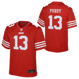 Youth Brock Purdy San Francisco 49ers Nike Scarlet Game Jersey - Pro Jersey Sports