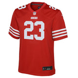 Youth Christian McCaffrey San Francisco 49ers Nike Scarlet Game Jersey - Pro Jersey Sports
