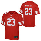 Youth Christian McCaffrey San Francisco 49ers Nike Scarlet Game Jersey - Pro Jersey Sports