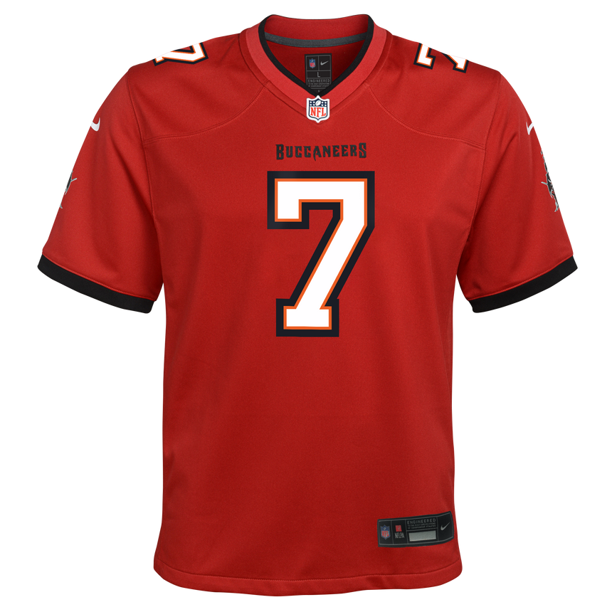 Youth Bucky Irving Tampa Bay Buccaneers Nike Red Game Replica Jersey - Pro Jersey Sports