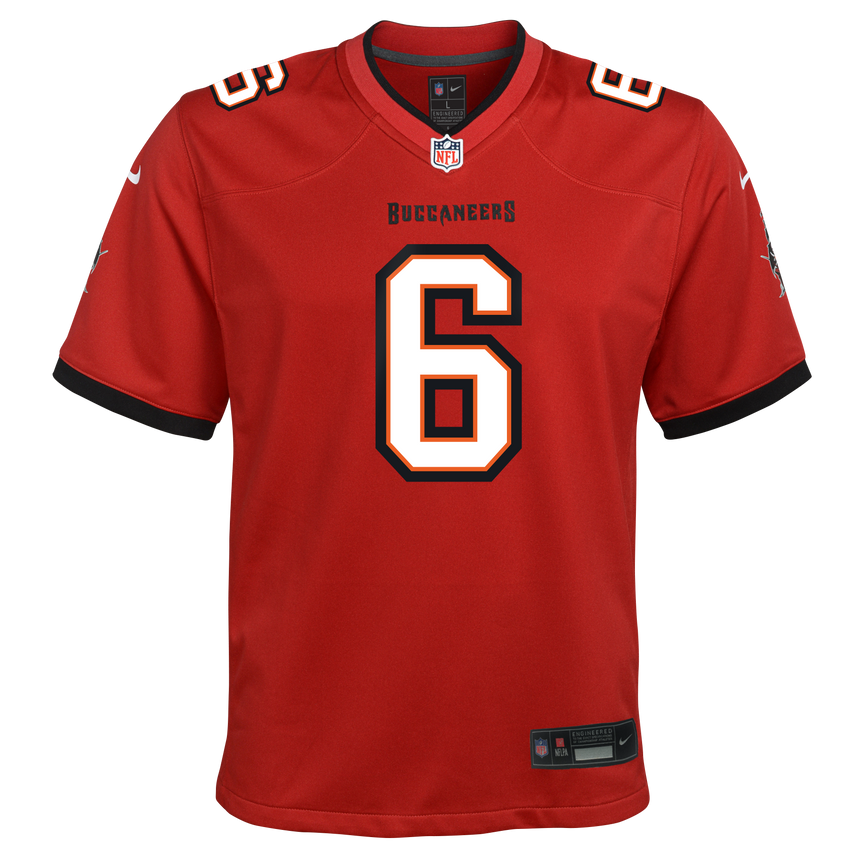 Youth Tampa Bay Buccaneers Baker Mayfield Nike Red Nike Game Jersey - Pro Jersey Sports