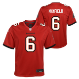 Youth Tampa Bay Buccaneers Baker Mayfield Nike Red Nike Game Jersey - Pro Jersey Sports