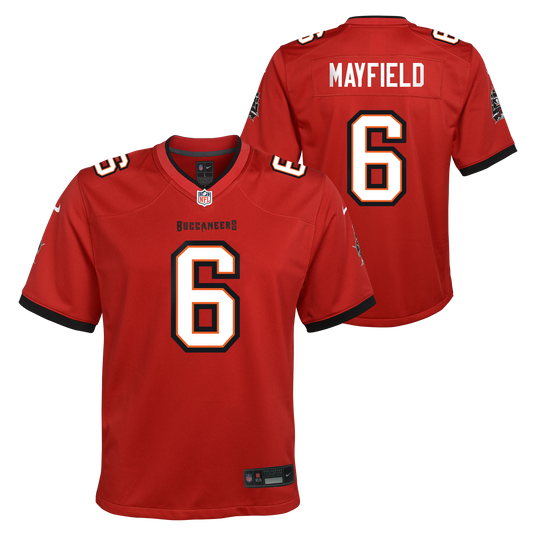 Youth Tampa Bay Buccaneers Baker Mayfield Nike Red Nike Game Jersey - Pro Jersey Sports