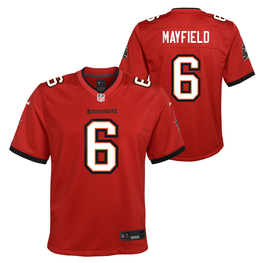 Youth Tampa Bay Buccaneers Baker Mayfield Nike Red Nike Game Jersey - Pro Jersey Sports