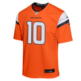 Youth Denver Broncos Bo Nix Nike Orange Game Team Jersey - Pro Jersey Sports