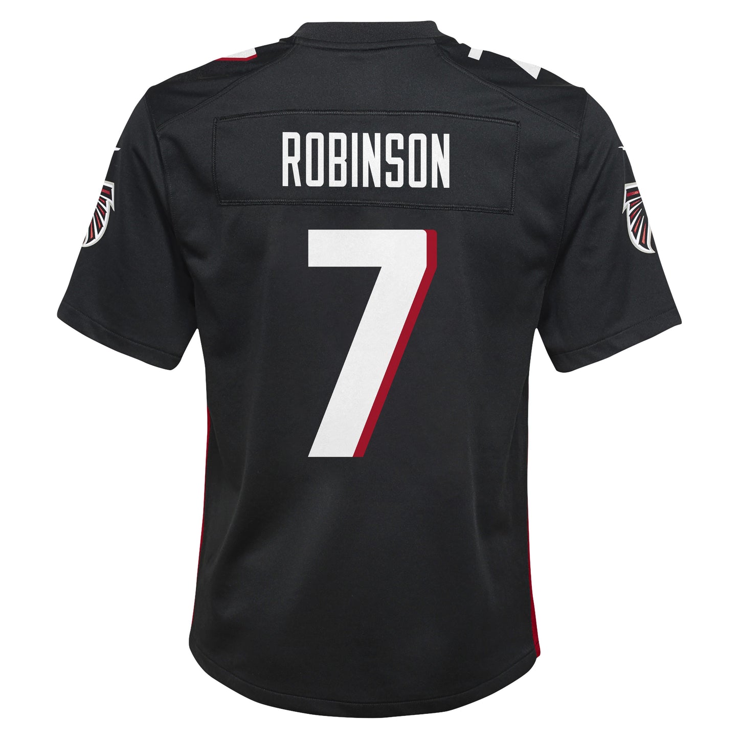 Youth Bijan Robinson Atlanta Falcons Nike Black Game Replica Jersey