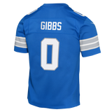 Youth Detroit Lions Jahmyr Gibbs #0 Nike Blue Game Jersey - Pro Jersey Sports
