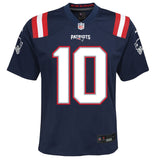Youth Drake Maye New England Patriots Nike Navy Game Jersey - Pro Jersey Sports