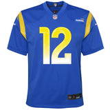 Youth Los Angeles Rams Puka Nacua Nike Royal Blue #12 Game Jersey - Pro Jersey Sports