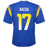 Youth Los Angeles Rams Puka Nacua Nike Royal Blue "ROOKIE" Game Jersey - Pro Jersey Sports
