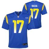 Youth Los Angeles Rams Puka Nacua Nike Royal Blue "ROOKIE" Game Jersey - Pro Jersey Sports