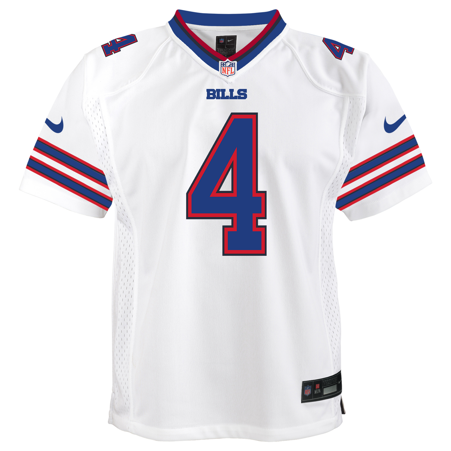 Youth Buffalo Bills James Cook Nike White Game Jersey