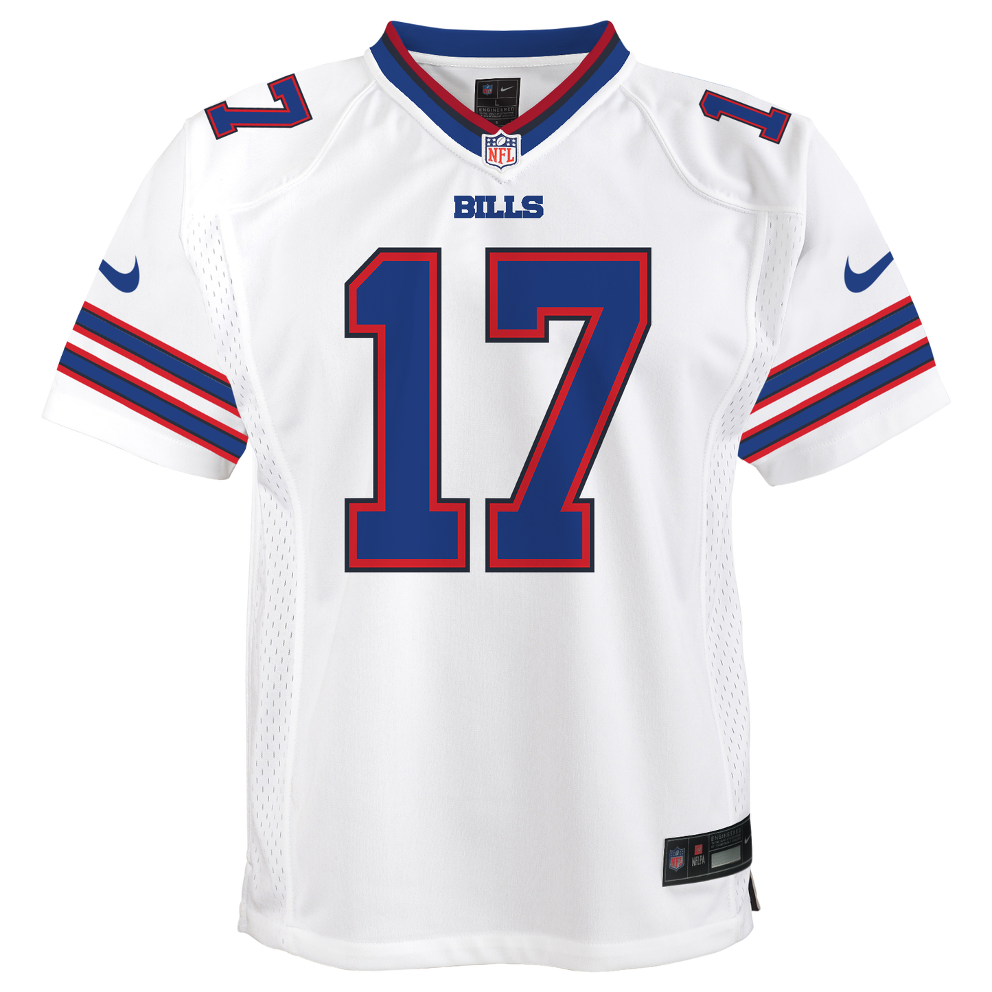 Youth Josh Allen Buffalo Bills Nike White Road Game Player Jersey - Pro Jersey Sports