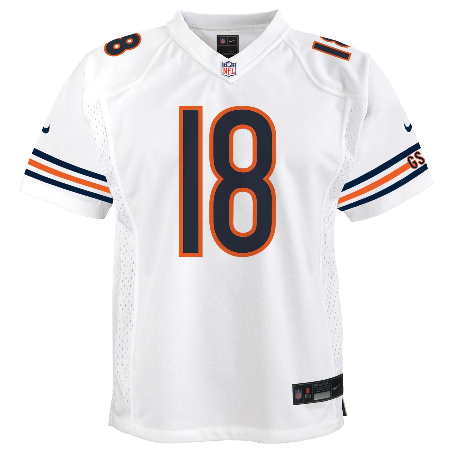 Youth Caleb Williams Chicago Bears Nike White Game Replica Jersey