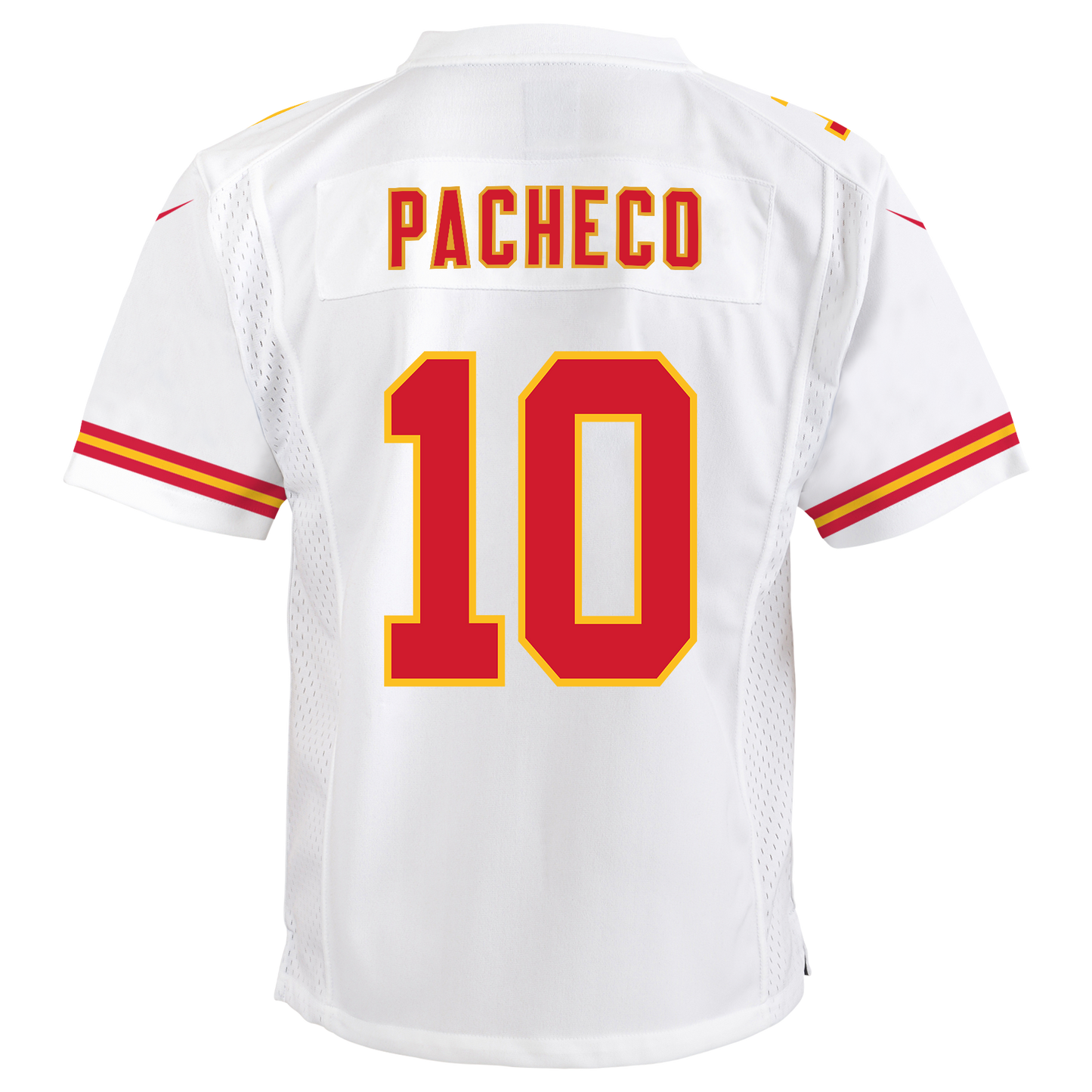 Youth Kansas City Chiefs Isiah Pacheco Nike White Game Jersey