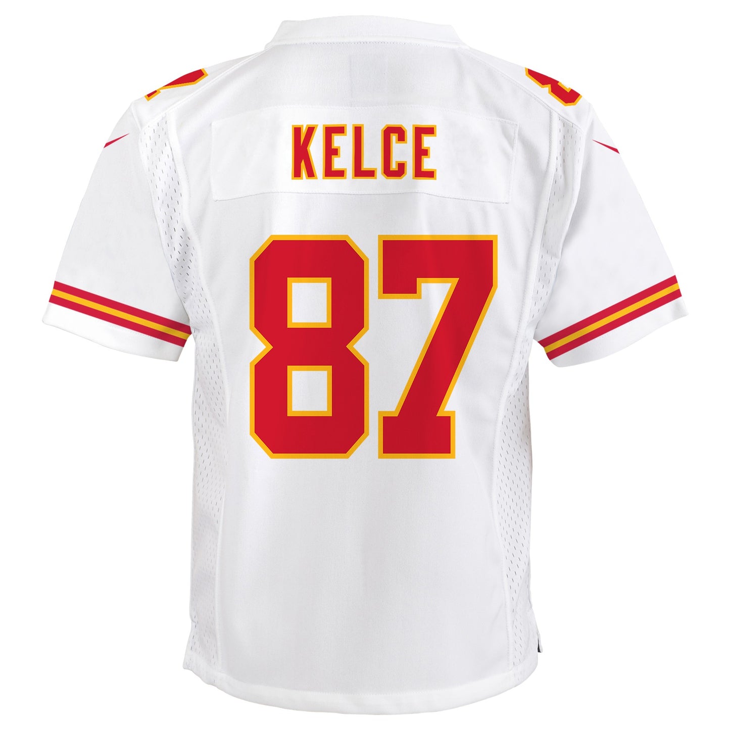 Youth Kansas City Chiefs Travis Kelce Nike White Game Jersey