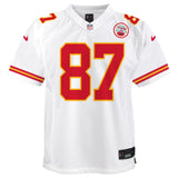 Youth Kansas City Chiefs Travis Kelce Nike White Game Jersey - Pro Jersey Sports