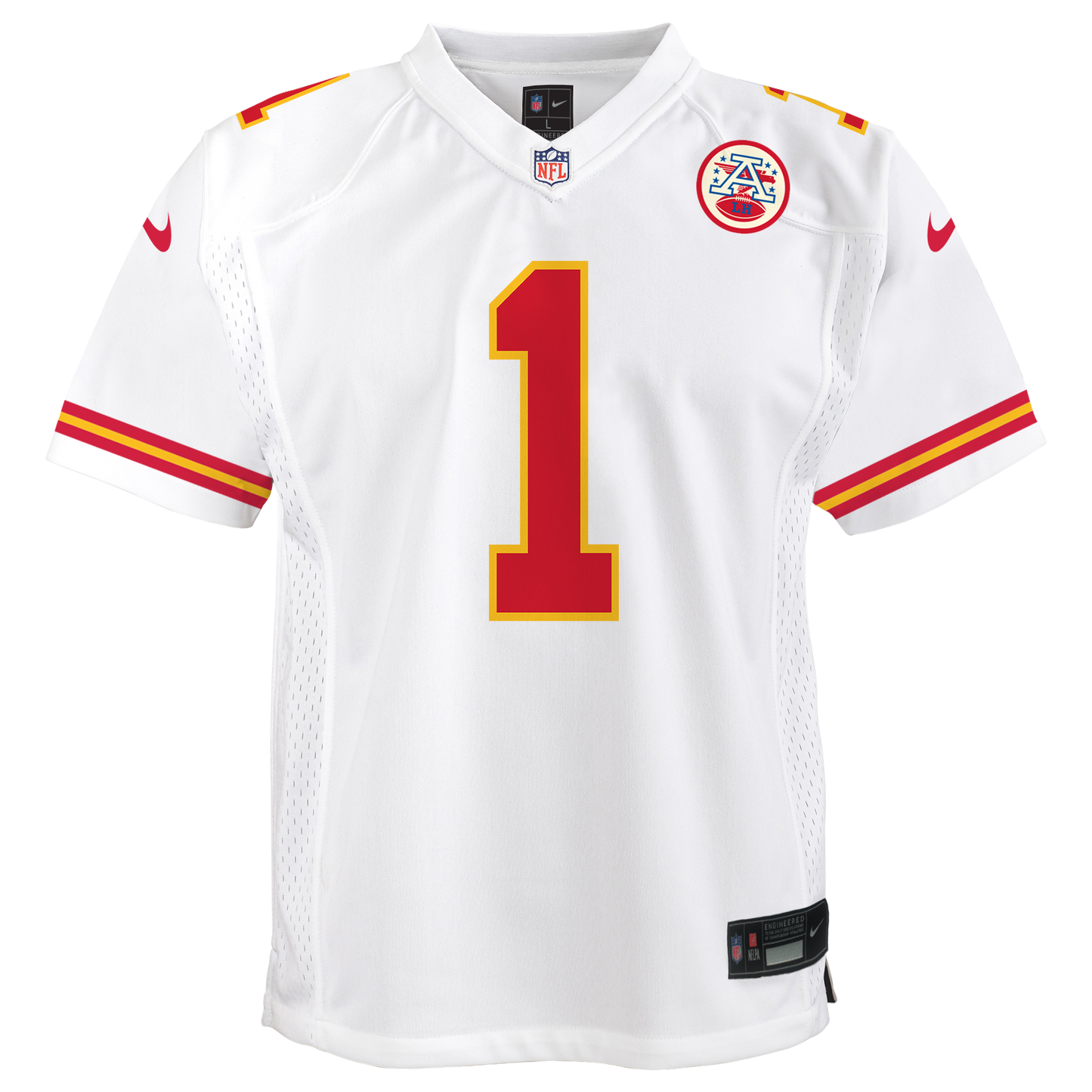 Youth Kansas City Chiefs Xavier Worthy Nike White Game Jersey