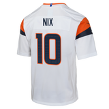 Youth Denver Broncos Bo Nix Nike White Road Team Jersey - Pro Jersey Sports