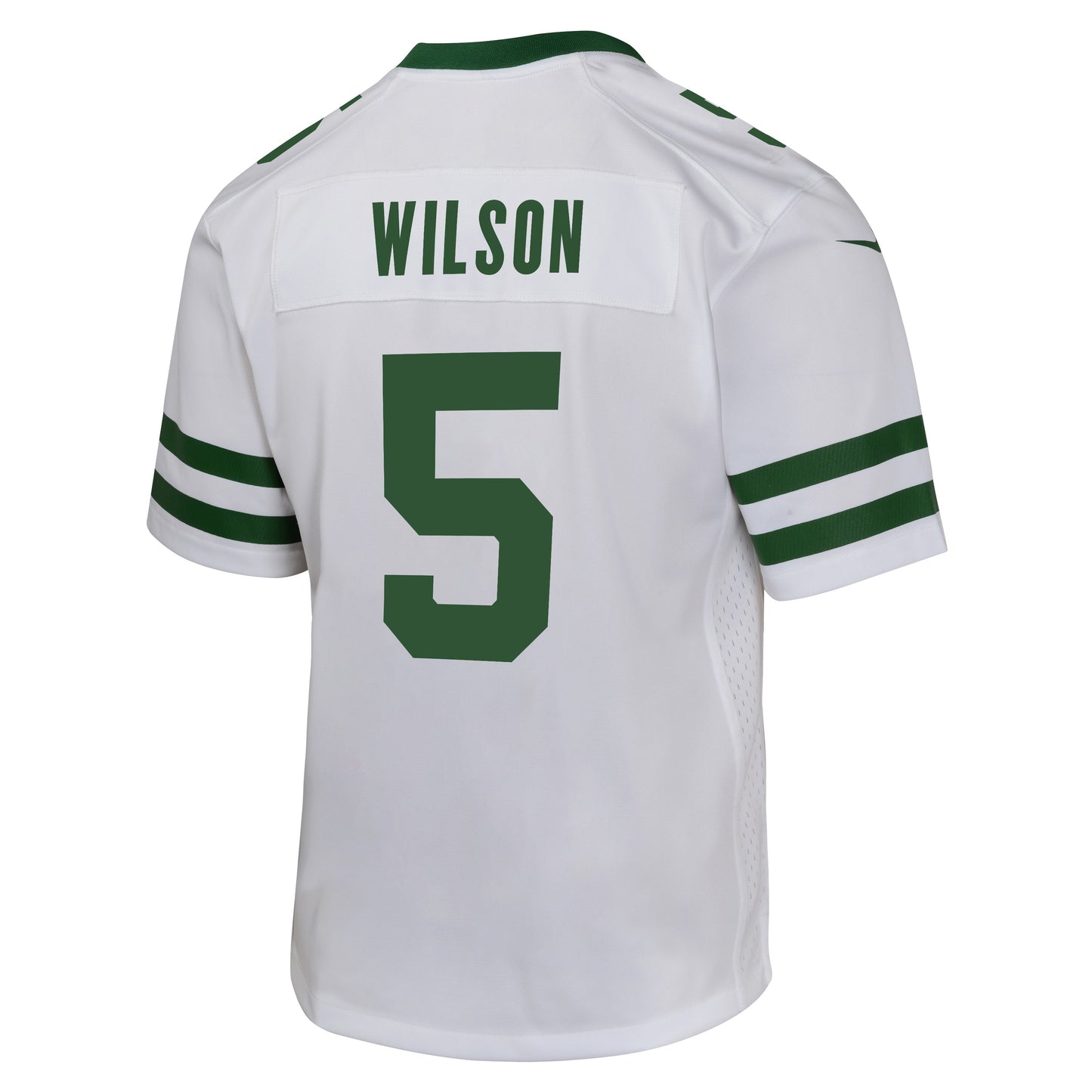 Youth Garrett Wilson New York Jets Nike White Road Game Replica Jersey
