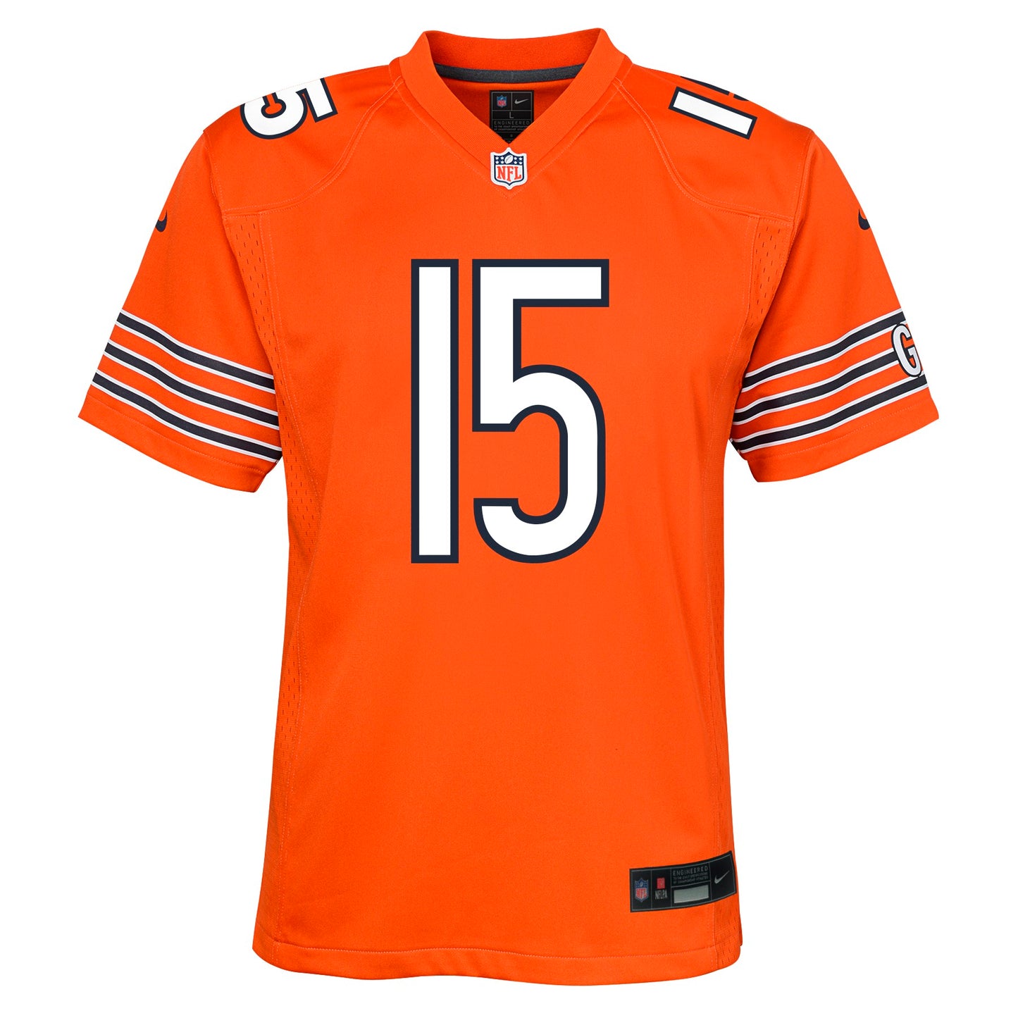 Youth Rome Odunze Chicago Bears Nike Orange Alternate Replica Game Jersey