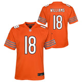 Youth Caleb Williams Chicago Bears Nike Orange Alternate Game Replica Jersey - Pro Jersey Sports