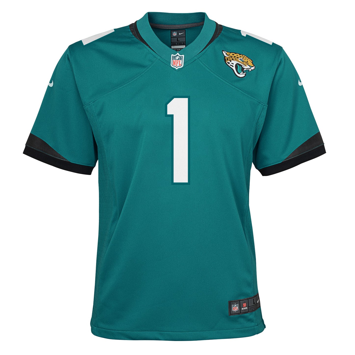 Youth Jacksonville Jaguars Travis Etienne Nike Teal Game Jersey