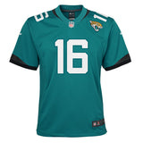 Youth Jacksonville Jaguars Trevor Lawrence Nike Home Teal Game Jersey - Pro Jersey Sports