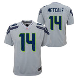 Youth DK Metcalf Seattle Seahawks Nike Wolf Gray Alternate Game Jersey - Pro Jersey Sports