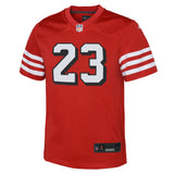 Youth Christian McCaffrey San Francisco 49ers Alternate Nike Scarlet Game Jersey - Pro Jersey Sports