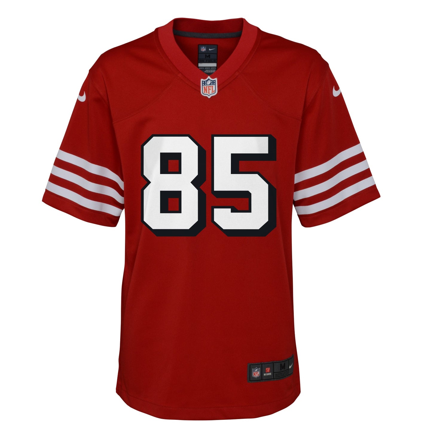 Youth George Kittle San Francisco 49ers Nike Scarlet Alternate Game Jersey
